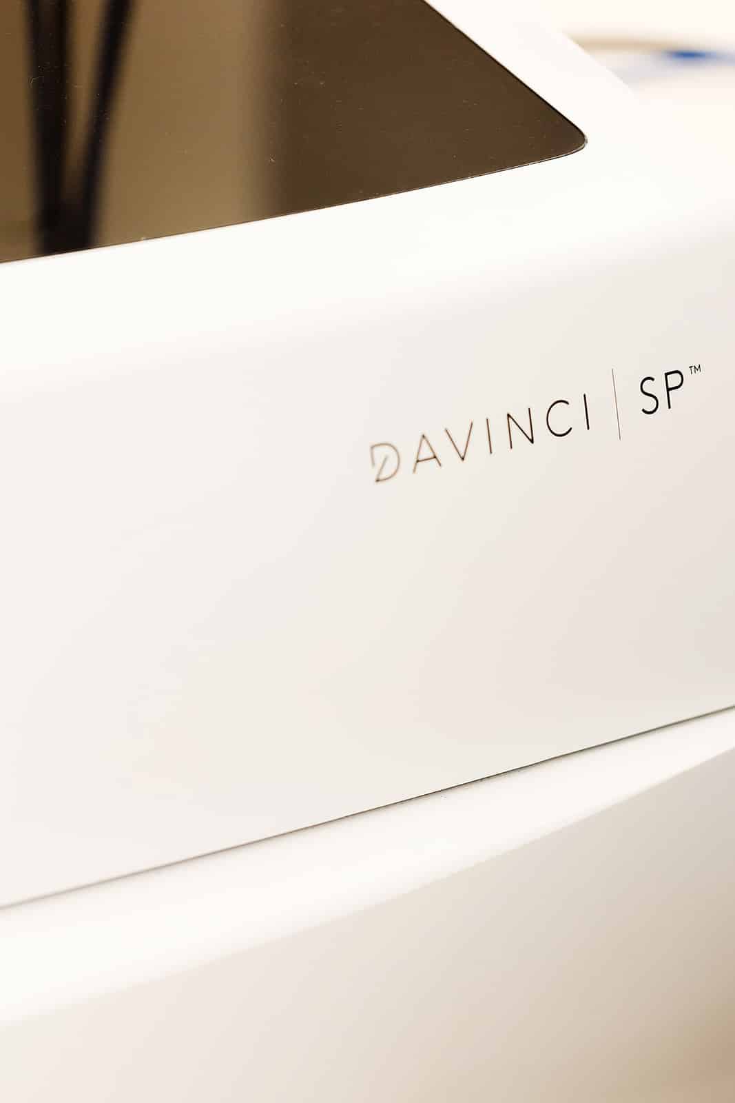 Close-up of the da Vinci SP single-port robotic system